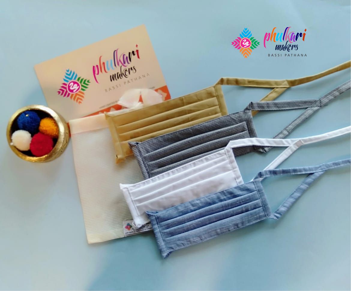 MBCT_Trust's tweet image. Check out the latest face Masks by Phulkari Makers Bassi Pathana #PMBP @MBCT_Trust 
Handcrafted masks for extraordinary people
CONTACT US AT:- 91 9779392651 FOR BULK ORDERS
Email: pmbp.mbct2005@gmail.com
Adult masks set of 4 Rs 180/-
Turban Masks set of Rs 200/-
#facemasks