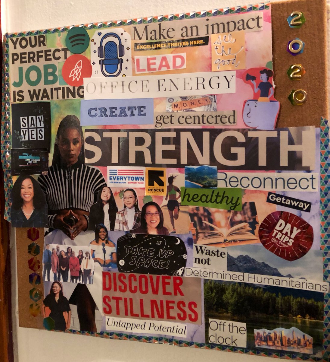OtherJackieO's tweet photo. #2020IsBadBut I’m still managing to manifest some of these items on my #visionboard in one way or another 🤷🏽♀️
(Yes, that’s the entire staff of @NPRCodeSwitch) https://t.co/d01Eic9BP9