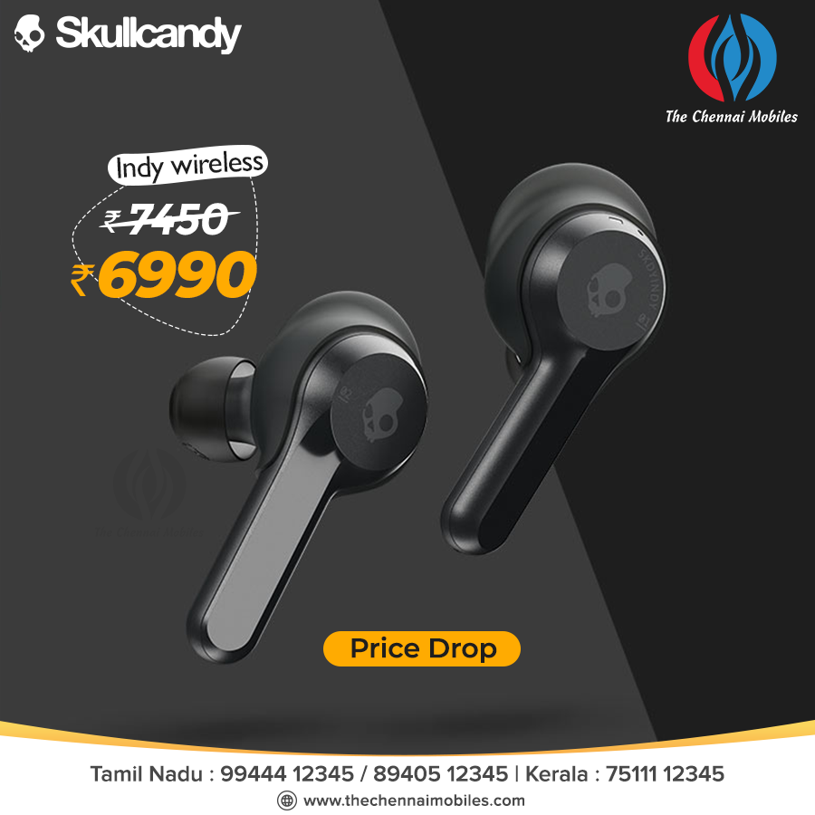 ChennaiMobiles_'s tweet photo. Listen to lively music #skullCandy. With a built-in microphone and wireless technology. Choose from the different styles available that best suits you.
Visit Our Website: https://t.co/t4b0AQSk7R
#InkdActive #indywireless #jibplus #bluetooth #wireless #earphone #earbuds #Music https://t.co/txb85al8Gx