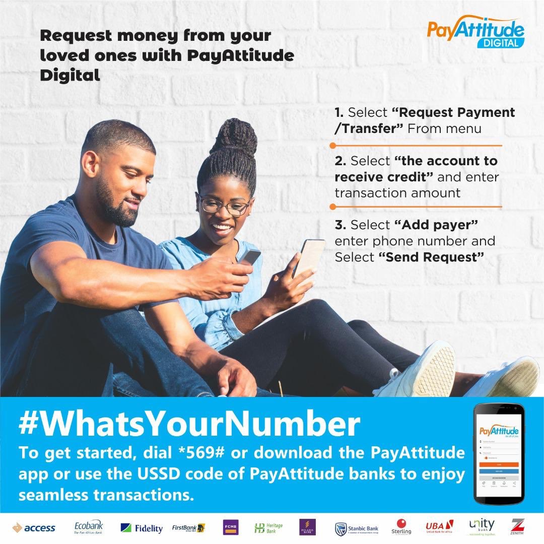 Need money? Request for money using our person-to-person feature to request for money with phone number and get your account credited upon their approval. Get started today by downloading the PayAttitude app or dialing *569# to subscribe.#P2PPayments #PayWithPhone #GetPayAttitude