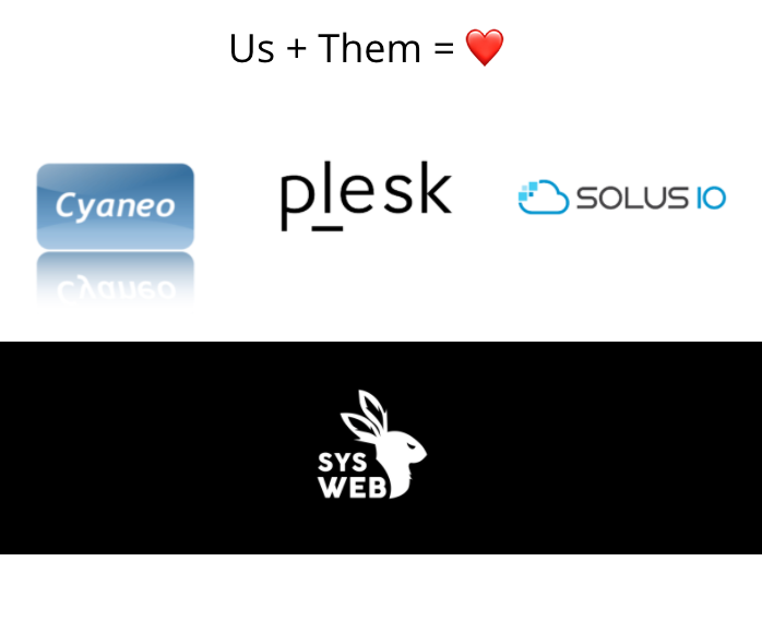 SYSWEB_'s tweet photo. SYSWEB will work only and exclusively with @Plesk + @solusvm and Cyaneo in order to guarantee you the best user experience and the most stable architecture in terms of web and server hosting. #vps #plesk #solusio #syswebfrance #docker https://t.co/8QZd4q7jA1
