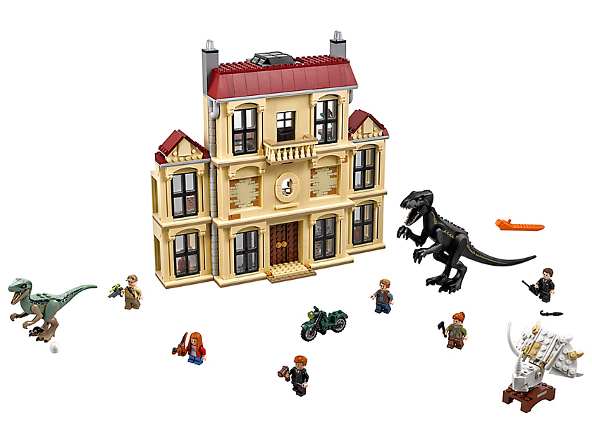lego indoraptor rampage