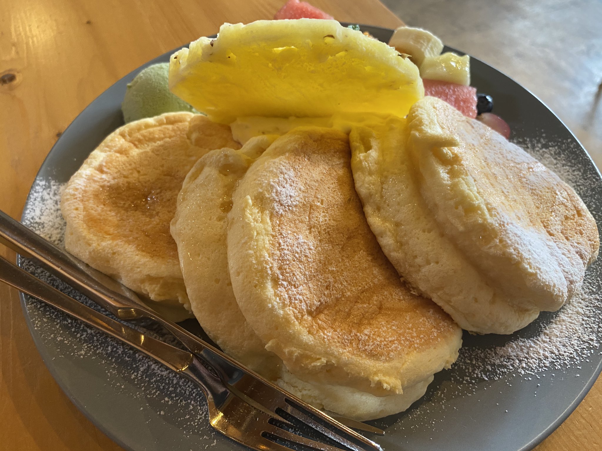 夏さん ｻｺﾂ ﾊﾗﾐﾉｵｷｬｸｻﾏ𓀞 ドリンクは戸黒いちごチーズクリーム 太田市 パンケーキ ブラックスミスコーヒー T Co Ny6ae9dyzx Twitter