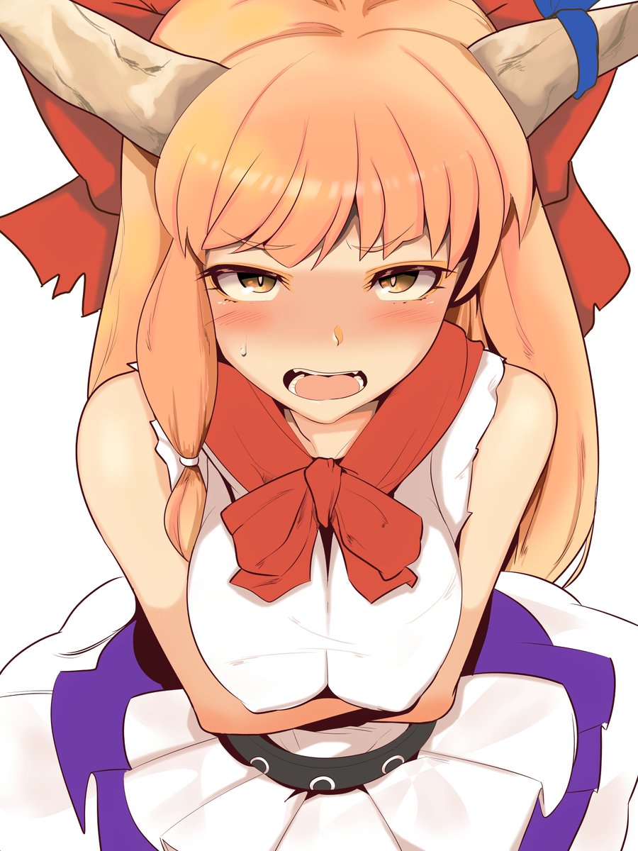 『萃香さん』
「なんだい?」
『能力を使いましたか?』
「…使ってn」
『鬼は嘘をつかないんですよね?」
『すいまえんでした🥺』 