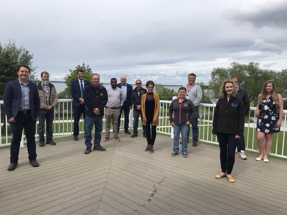 Thank you Minister Dreeshen and MLA Goodridge for coming out and discussing the excessive moisture in Lac La Biche County.