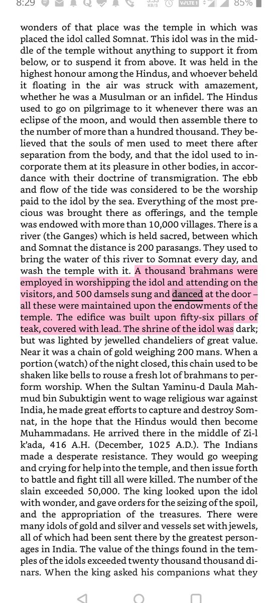 Some travelogues available from 1000 AD mentions of DAMSELS (noble, unmarried girls) dancing in templeWord courtesan occurred several times in various  #Sanskrit Shlokas. @flashvista  @PhasistB6/n https://archive.org/details/textsoncourtezansinclassicalsanskritganitavrittasangrahaproverbsludwiksternbachv/page/n79/mode/2up?q=courtesans