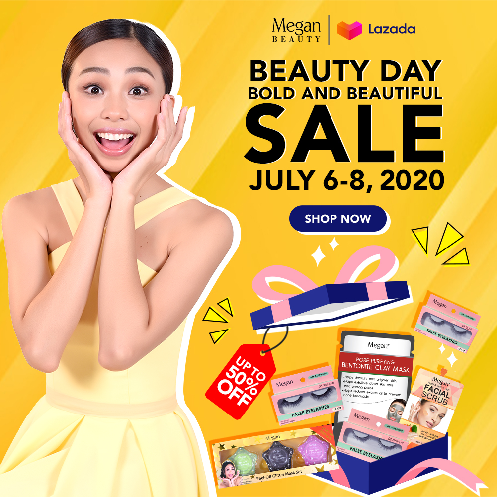 MeganBeautyPH's tweet photo. I-level up ang pag stay-at-home mga beshie! Dahil pwede mo nang gawin lahat sa bahay, pati pag pamper ng sarili. Bongga talaga! Kaya mag stock na ng Megan Beauty products ngayong darating na Lazada Beauty Day Sale on July 6-8, 2020!!! https://t.co/2lInKqVz8d