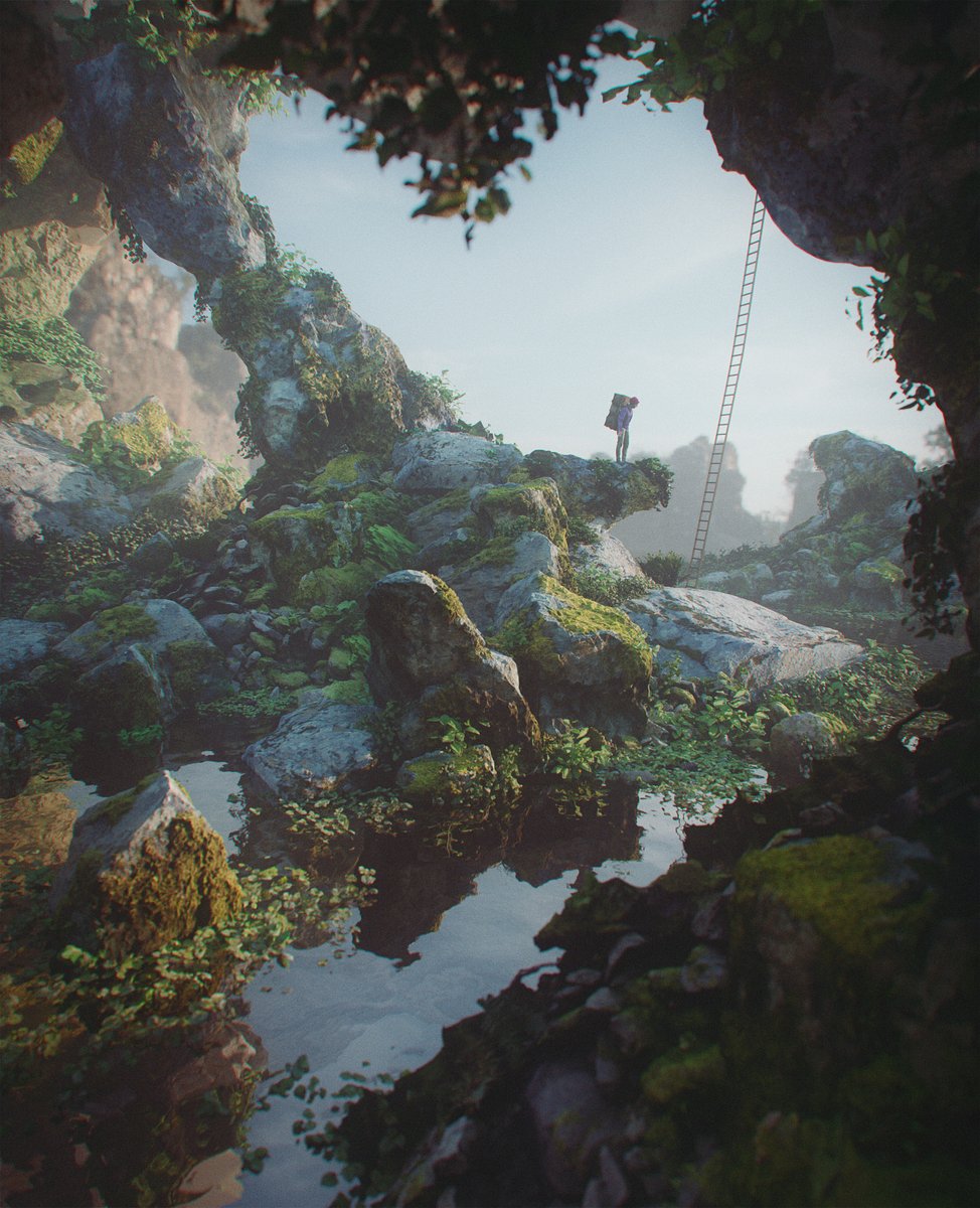 Mrdodobird's tweet photo. Basically the same 4 rocks over and over that I scanned on a hike yesterday. This was my photoscan cleanup/assembly file (which invariably gets turned into some sort of scene when stuff gets copy-pastey). The trail was labeled "No Stock" but apparently that means horses. #b3d https://t.co/WZopYCE1WR