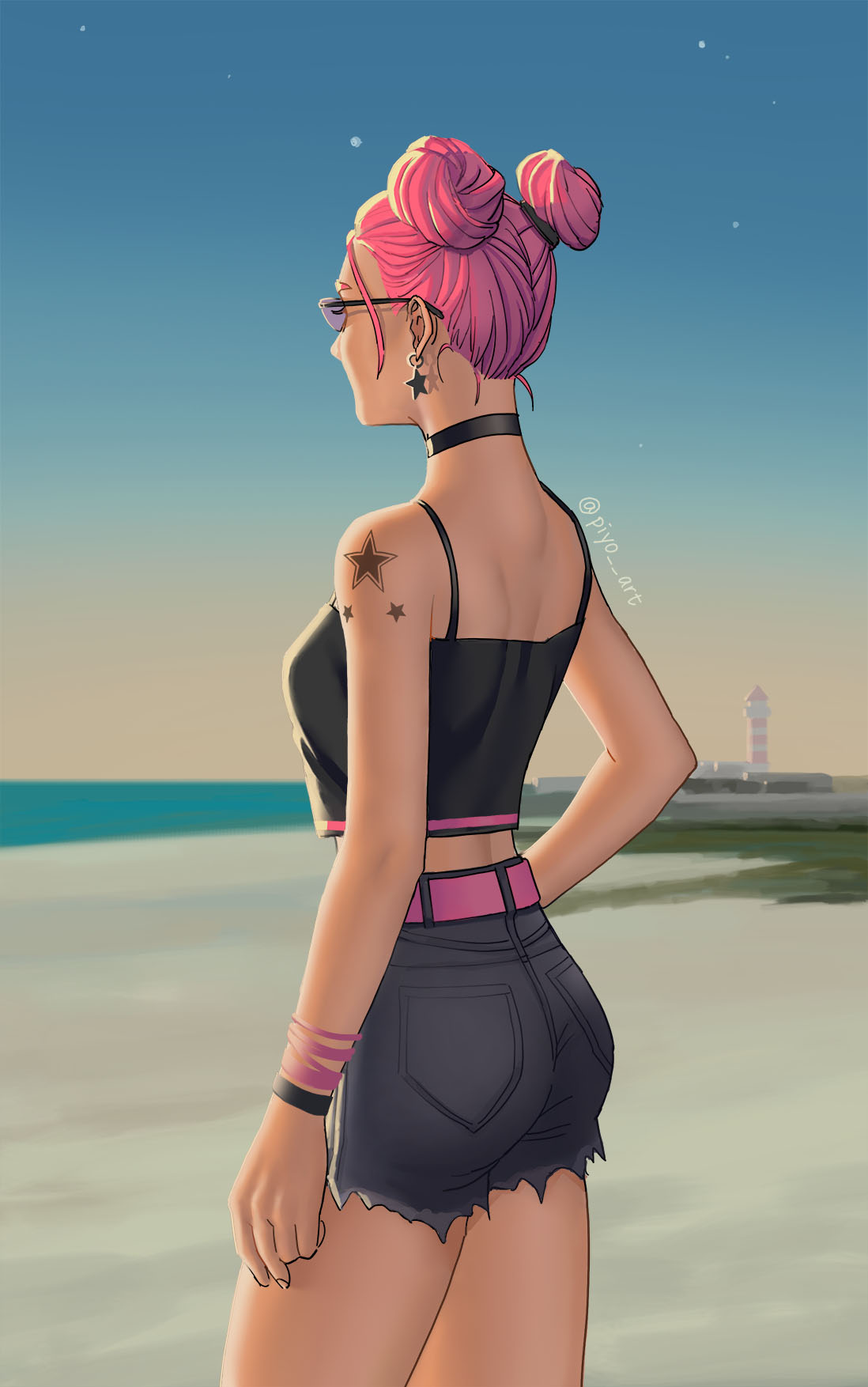 Piyo V Twitter サーフウィッチちゃんと夕陽を眺める Watching The Sunset With Surf Witch Fortnite Fortniteart フォートナイト フォートナイトイラスト イラスト T Co Ftio1mefgd Twitter