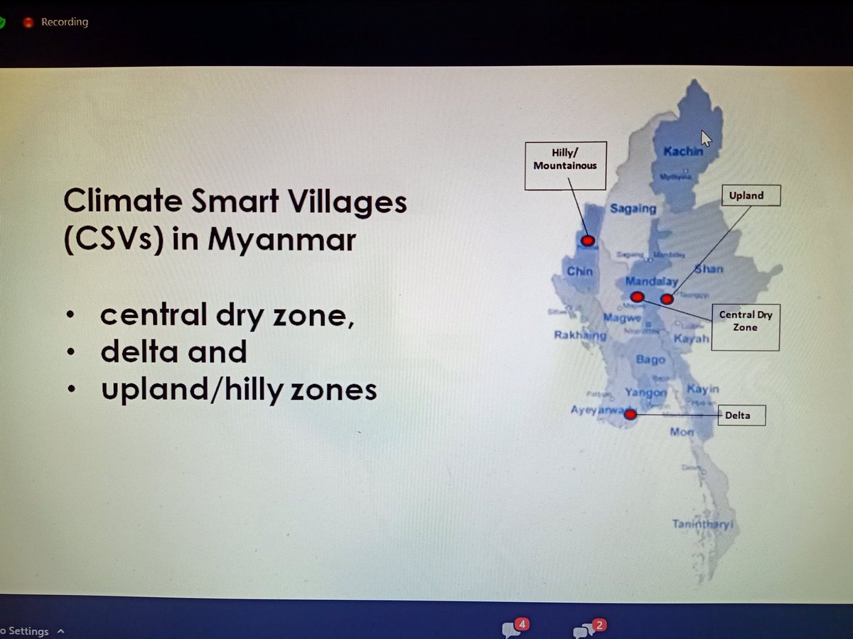 Focusing on villages, <a href="/iirr/">IIRR</a> <a href="/IDRC_CRDI/">IDRC | CRDI</a> examine how #ClimateSmart #Agriculture can promote better #nutrition across #Myanmar. Let's bring these practices to #FoodSystems through policy discussion &amp; #research.
