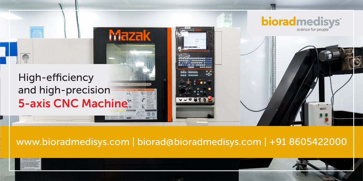 biorad_medisys's tweet photo. Our Orthopedic manufacturing facility is world-class with some of the best 5 axis CNC machines made by the world’s renowned manufacturers like DMG, Mazak Europe, Integrex etc.

#Allforbetter #ScienceForPeople #innovation @TweetsOrtho https://t.co/8KRgV25tJU