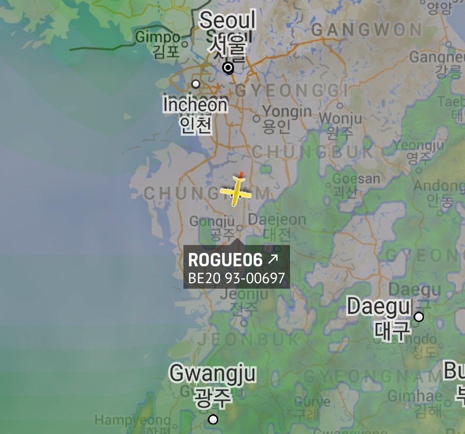 is_keelu's tweet photo. U.S Army
Beech RC-12X Guardrail
Spotted over #SouthKorea
#ROGUE06 93-00697 #SIGINT https://t.co/GXIFg1ee8t