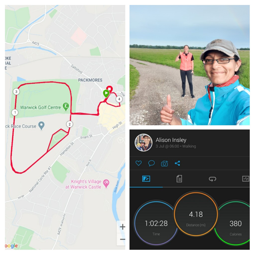 alisonnakra's tweet image. Walking with Neesha who's doing a 400k step challenge during July, raising money for @TheBHF ❤

4am start for me to fit in my training before cycling to Warwick. We did 4 miles, 9,000 steps! 👣

Link to Neesha's fundraising page: mystepchallenge.everydayhero.com/uk/neesha-s-st…

uk.virginmoneygiving.com/AlisonInsley