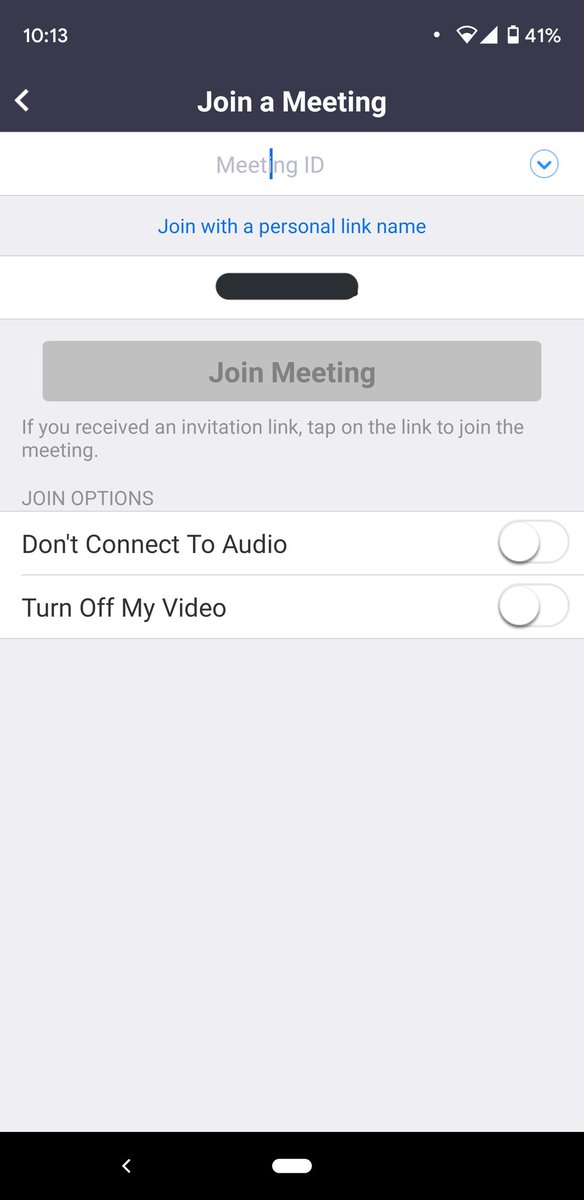 Screen 4 - Join a meeting.