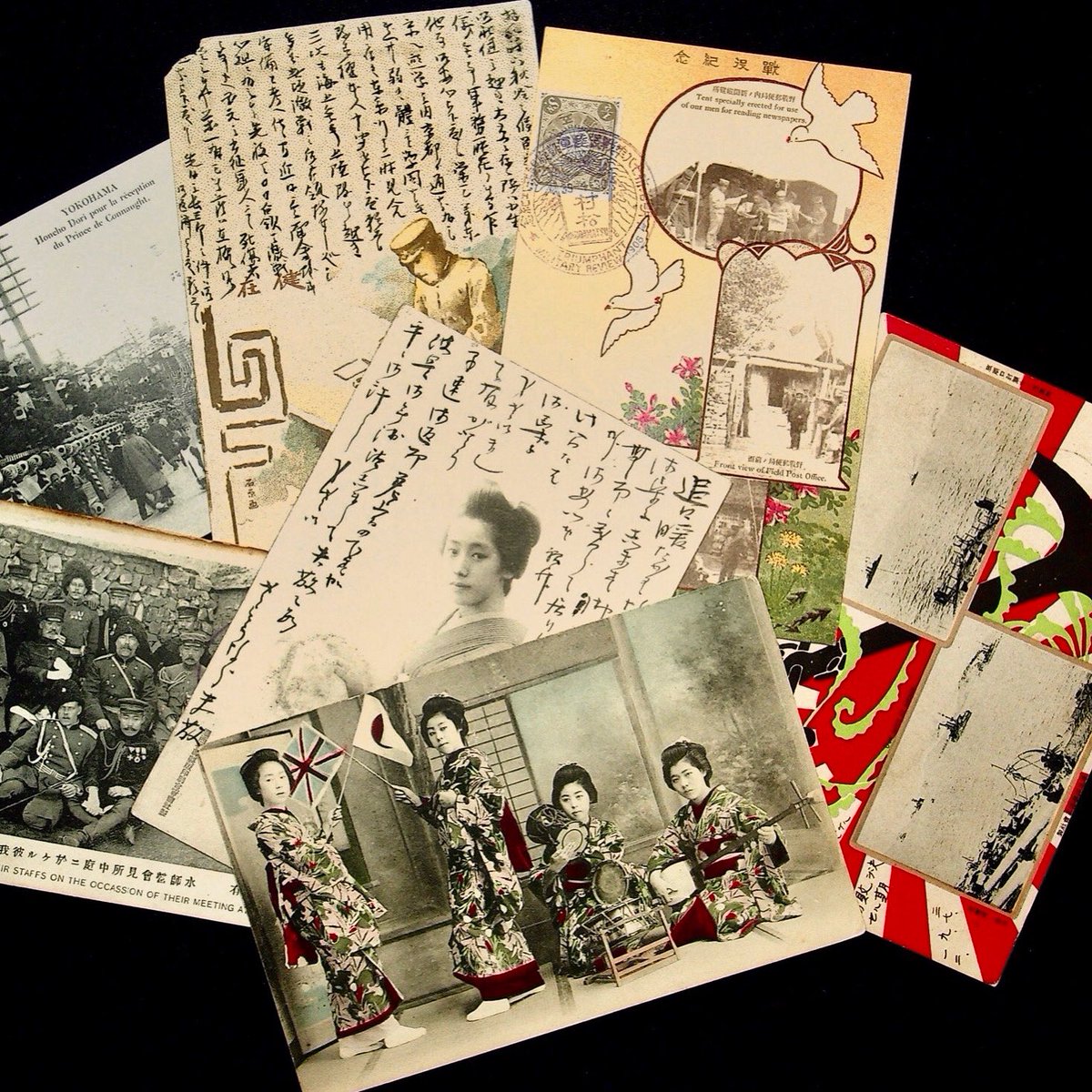 HistorianPhoto's tweet photo. #propaganda, #postcards, and #war . Slide from my presentation last month at #phrc20 @PHRC_DeMontfort ❤️ https://t.co/dkHHeVaMsg