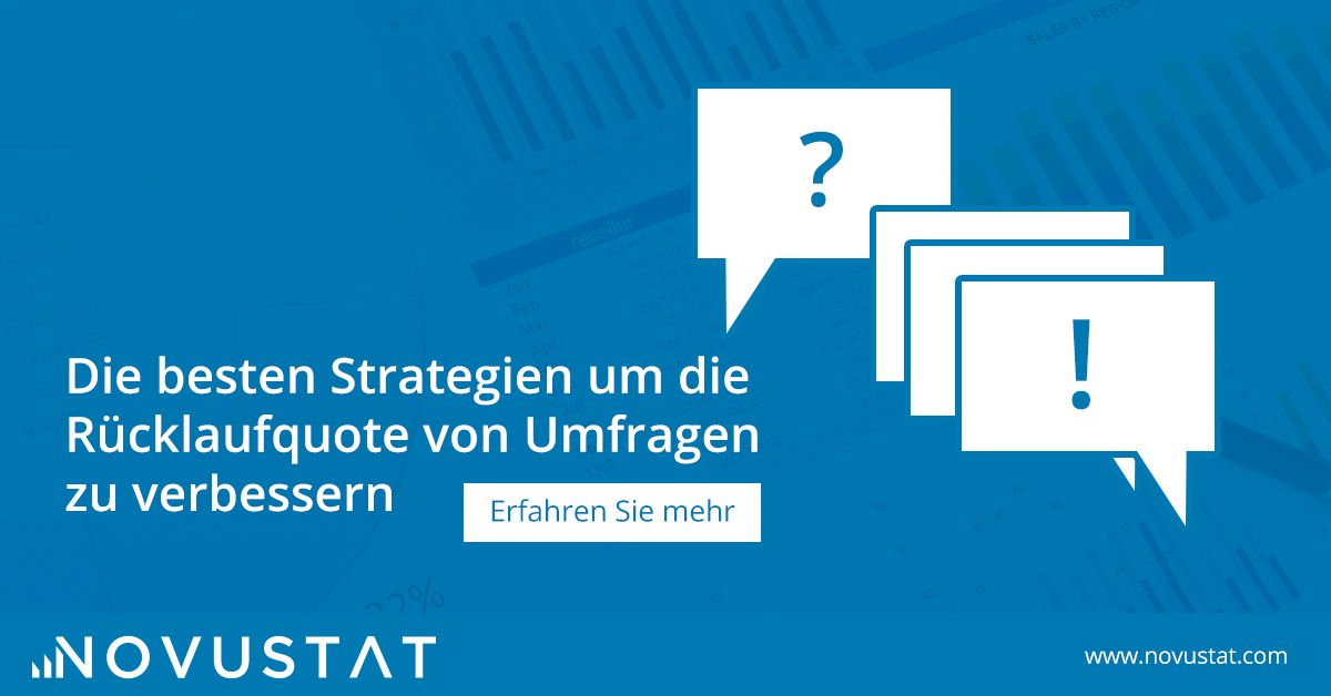 novustat's tweet photo. Bei Kundenumfragen ist es ärgerlich, wenn wenige der potenziellen Teilnehmer den Fragebogen auch tatsächlich ausfüllt. Eine niedrige Rücklaufquote erzeugt Kosten und gefährdet die Datenqualität. Die 5 wichtigsten Strategien für eine gute Rücklaufquote: https://t.co/B2MMTYuahr https://t.co/jSohIwRKte