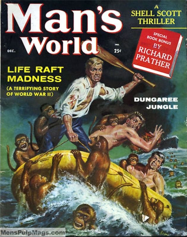 Taking that a step further, the ideal modern gen Tomb Raider game would feel like you’re playing through the cover of a schlocky old pulp fiction magazine, except the ripped-shirt coverboys trying not to get killed by chimps and pirates are replaced with big titty Lara Croft