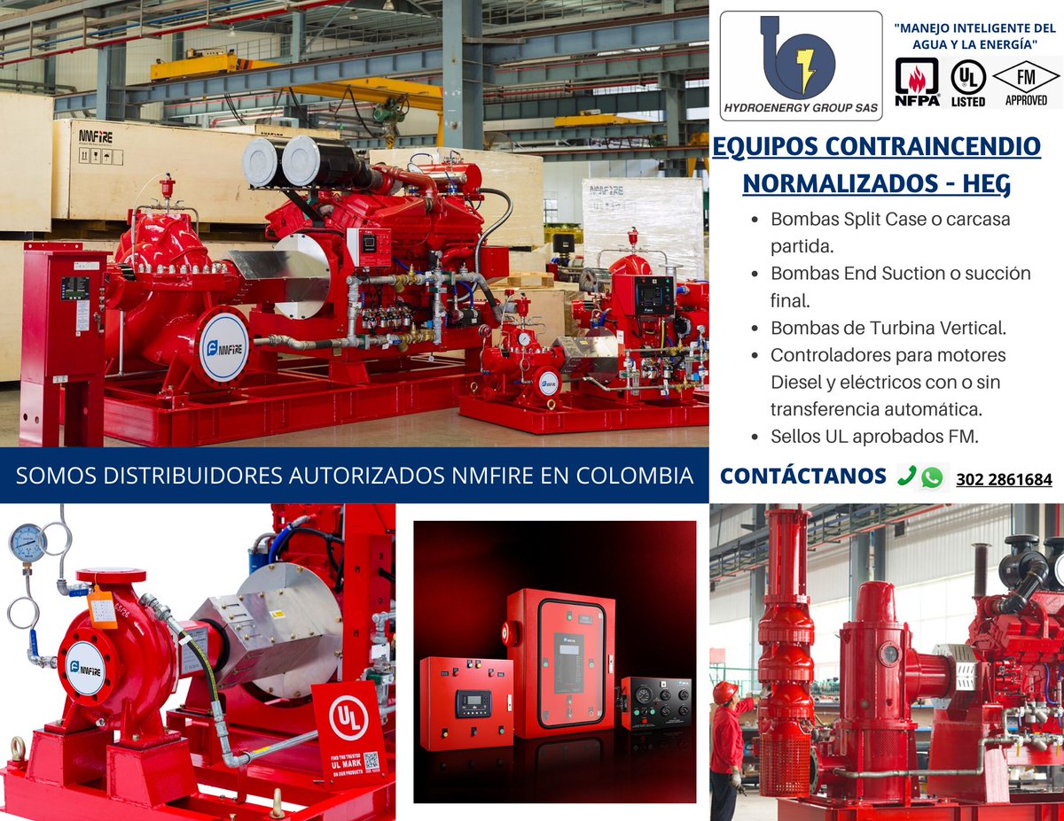 HydroenergyG's tweet photo. Distribuimos e Instalamos Equipos Contraincendio Normalizados UL/FM bajo norma NFPA20. Apoyamos tu proceso #presupuestal y de #diseño sin costo! Para Mayor Información contáctanos al 302 286 16 84, web https://t.co/W0Sysn27v7 #constructoras #construcción #agroindustrial #agrotech https://t.co/X5cbMl9lBC