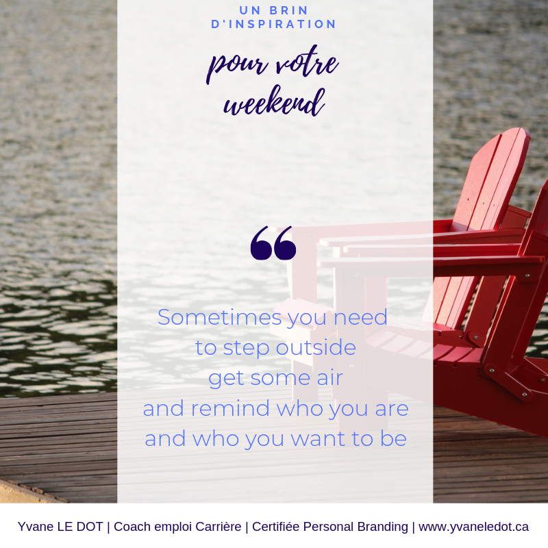 yvaneledot's tweet photo. Bonnes vacances!!!
Sometimes you need to step outside get some air and remind who you are and who you want to be
#carrière #sens #personalbranding https://t.co/7M1DcWRv6H