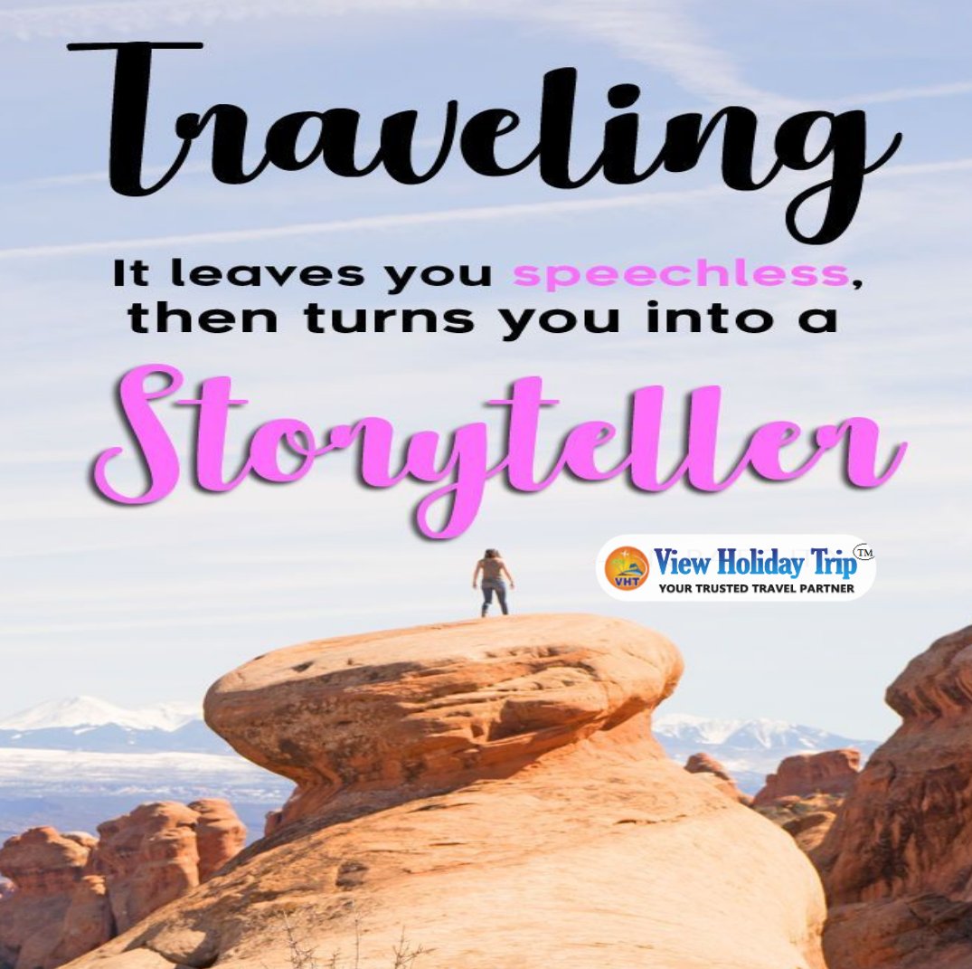 viewholidaytrip's tweet photo. Traveling it leaves you speechless, then turns you into a Storyteller

For more information visit our website- https://t.co/i77Z52iB6B

#travel #travelphotography #photography #nature #travelgram #love #photooftheday #instagood #wanderlust #instatravel #adventure #travelblogger https://t.co/slk2iEtgEZ