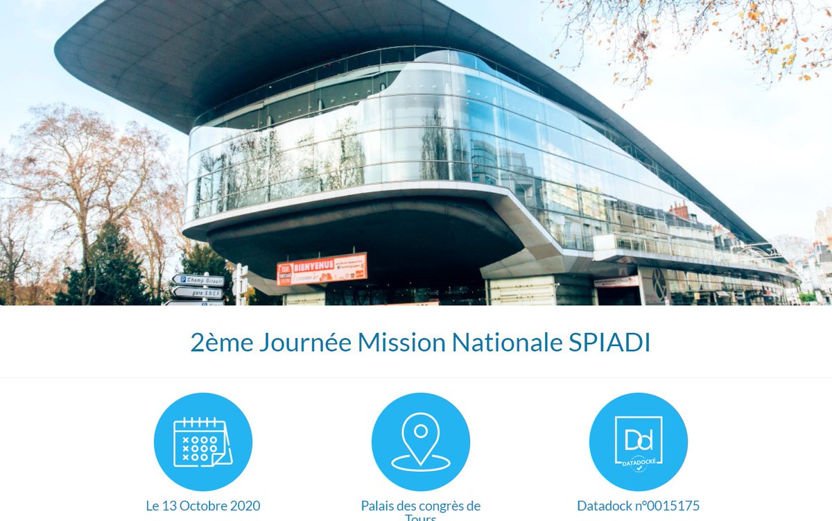 Prev_Infection's tweet photo. 🗓️ La 2ème journée nationale #SPIADI se tiendra le 13 octobre 2020 à #Tours ! Vous pouvez déjà accéder au pré-programme, et vous y inscrire : vous y êtes attendus nombreux 😉 ▶️ https://t.co/ywmmjFFkfK #repias #preventioninfection https://t.co/em74pJtKgd