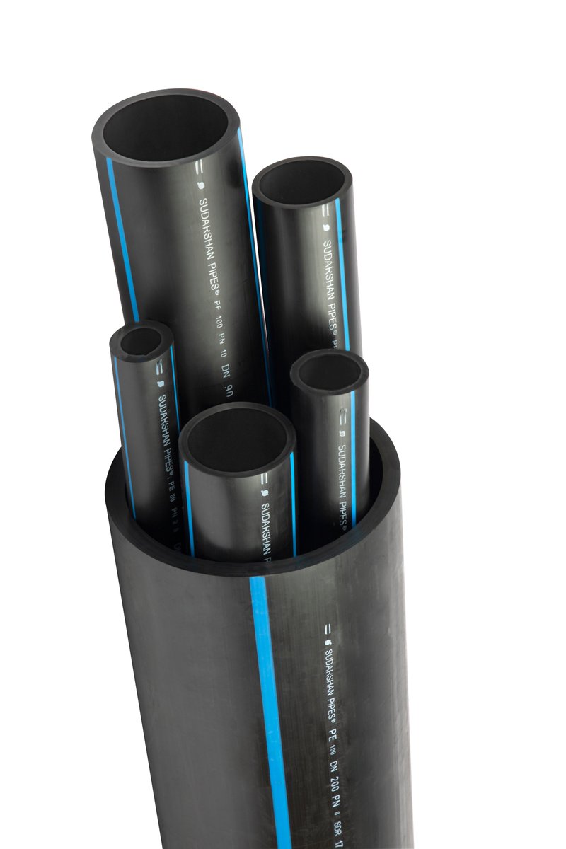 SudarshanPipes's tweet photo. SUDARSHAN HDPE  SOLID WALL PRESSURE PIPES
SUDARSHAN HDPE Pipes manufactured as per IS: 4984 : 2016 Cable Ducting Pipe as per DIN Standard 16874
Drainage Pipe as per EN 1519. Available sizes: 20 mm - 250 mm. In different Pressure rating &amp; SDR
With 100% Virgin material PE 63/80/100 https://t.co/hASuhFQ4ug