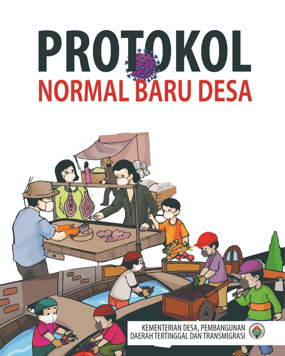 Ditjen_PPDT's tweet photo. Kemendes PDTT menerbitkan panduan normal baru di desa yang tertuang dalam Keputusan Menteri Desa PDTT Nomor 63 Tahun 2020 tentang Protokol Normal Baru Desa untuk mengarahkan aktivitas masyarakat desa agar aman dari pandemi COVID-19.
#ProtokolNormalBaruDesa https://t.co/lkkpj42HvN