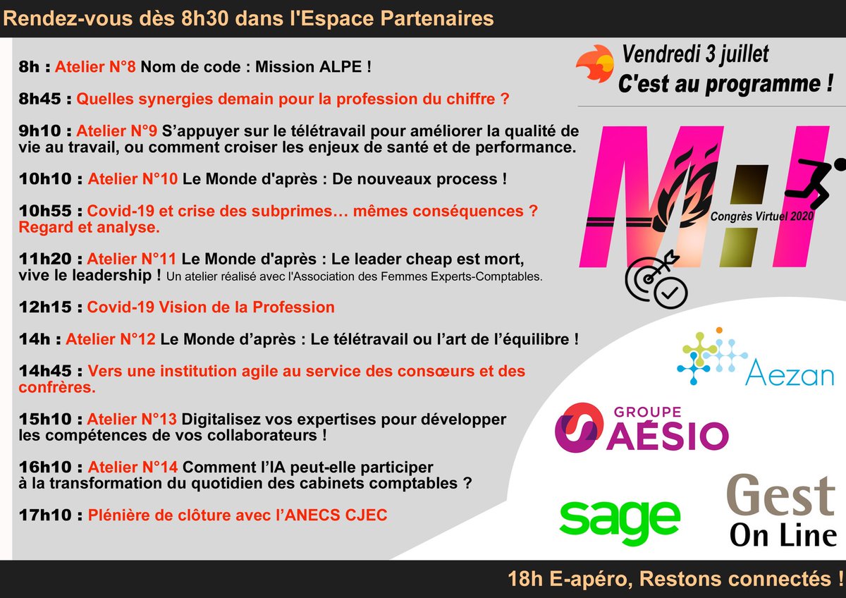 Vous êtes en télétravail ? Vous avez utiliser celui-ci ces derniers mois ? Vous voulez le developer dans votre entreprise ?  RDV à 9h10 au congrès de <a href="/IFECsyndicat/">IFEC</a> ouvert à tous pour l’atelier N°9 animé par @GroupeAesio @nicolas_bons avec François Jegard et <a href="/ARACTHDF/">ARACT HDF</a>