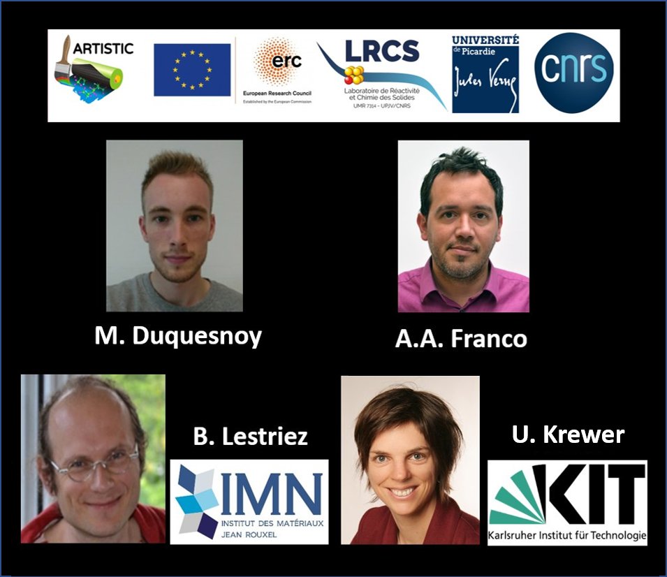 #Battery #Manufacturing Days - Webinar Series

Don't miss #Day5 ! 

M. Duquesnoy presenting the <a href="/erc_artistic/">ERC-ARTISTIC</a> Data Explorer App &amp; <a href="/Prof_AA_Franco/">Alejandro A. Franco</a> presenting #batteries in #VirtualReality  

+ Great invited speakers: Bernard Lestriez (@UnivNantes) &amp; Ulrike Krewer (<a href="/KITKarlsruhe/">Shmoopy</a>)
