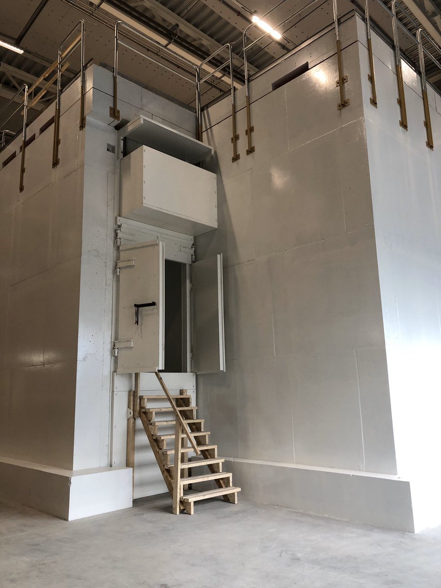 JohnWomersley's tweet photo. Completed cave for the NMX crystallography instrument at @essneutron https://t.co/eD7NumPNgv