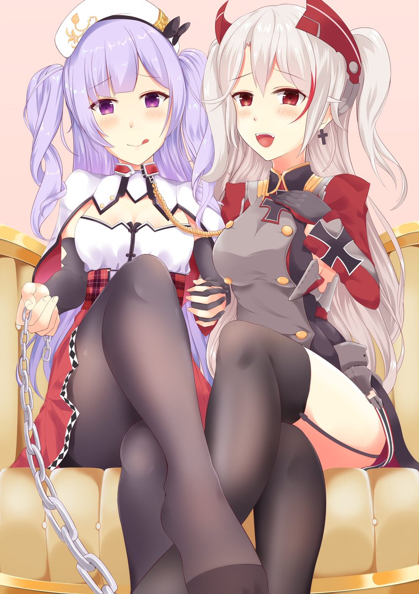 白髪二次元美少女 壁紙 Bot アズールレーン Azur Lane プリンツ オイゲン Prinz Eugen 35 T Co Gd9bueogos