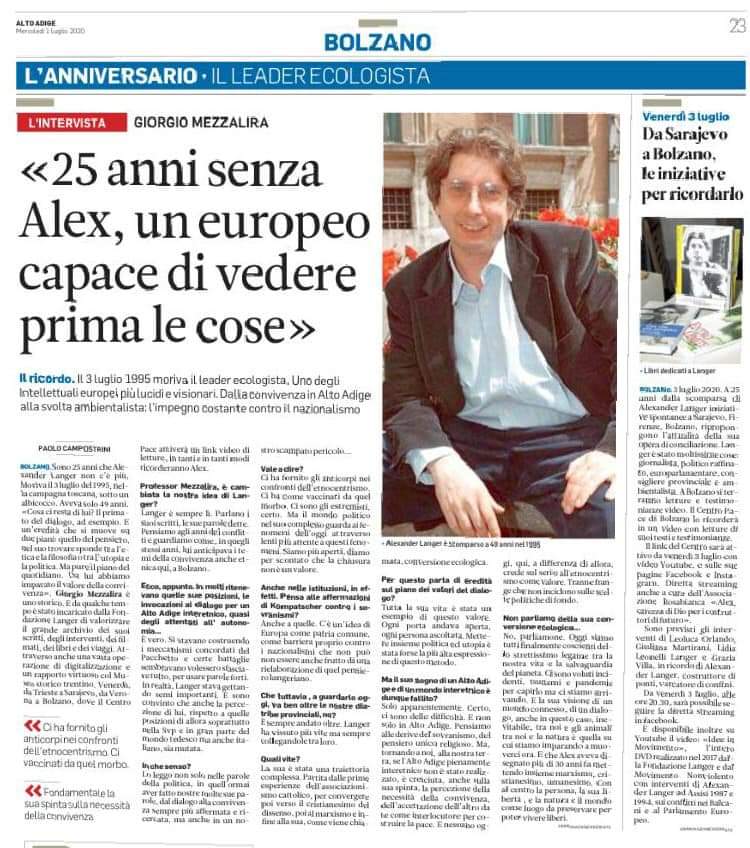 MassimoDepaoli1's tweet photo. Vale sempre la pena ricordare la lungimiranza di #AlexLanger https://t.co/7v5U8JYirI