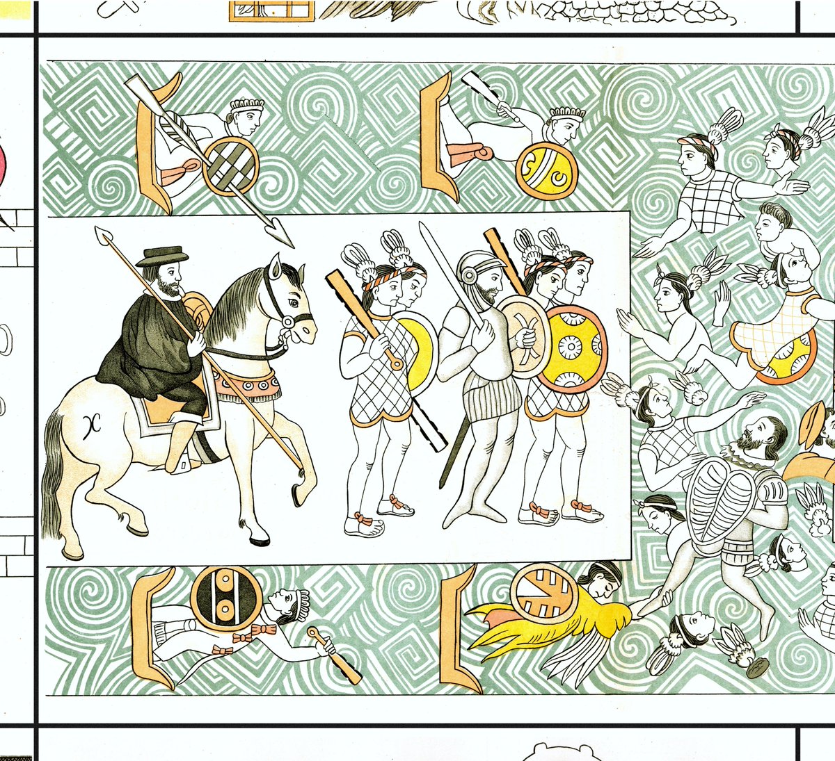  #OTD (ish) 500 years ago the conquistadors struggled from the Aztec capital, Tenochtitlan, after what became known as the 'Night of Sorrows'. Today  @amyfullermorgan  @claudiajrogers & I are going to unpick this contested ‘anniversary’. Follow here &  #NocheTriste2020 for more! 1/