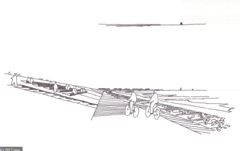 Bij de Hoek van de Bant, aan de Friese kant van het Lauwersmeer is vandaag begonnen met de bouw van een waddentribune. Vanaf de wad-kant van de zeedijk heb je een prachtig uitzicht over Werelderfgoed Waddenzee.  @nplauwersmeer <a href="/wetterskip/">Wetterskip Fryslân</a>   
 provinciegroningen.nl/actueel/nieuws…