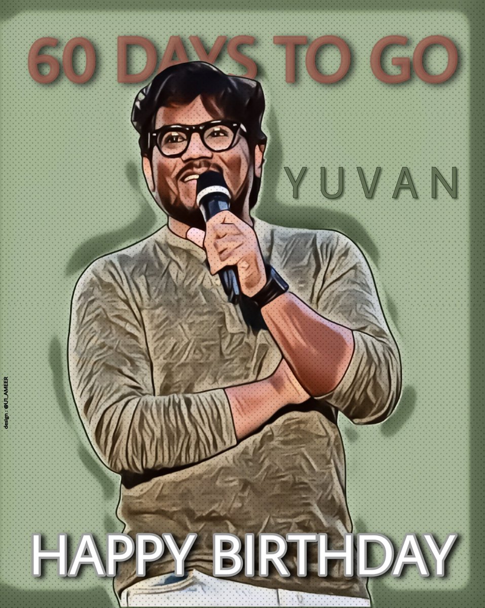 60DaysToGo @thisisysr  Birthday
.
.

#YuvanShankarRaja #Yuvanism #Yuvan @YUVANLOVE @irfanmalik83