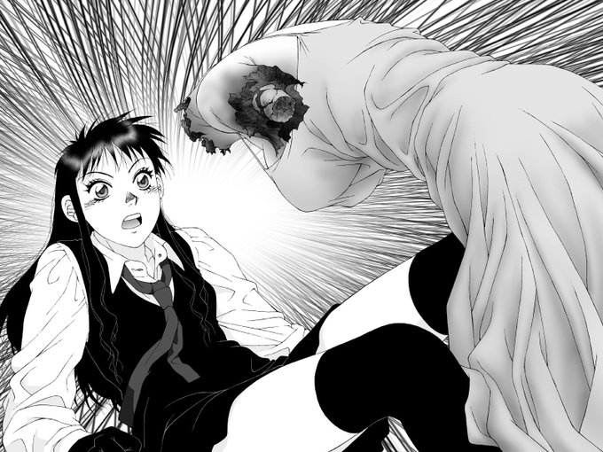 オイラの単行本「かごめかごめ」から
台詞フキダシ擬音無し絵その,27

やだー!こんなシーンは怖いと言うよりやだー‼︎
怖くない人やこんなの全然な人には大した事ないシーンかもしれないけど…オイラは怖がりなので、この連載中怖い夢見ることが多かったんだよ〜。゜(゜'Д`゜)゜。 