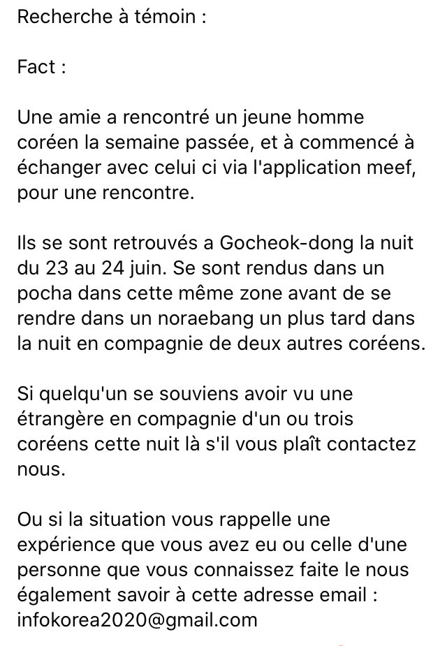 manonencoree's tweet photo. À PARTAGER! Surtout si vous avez des connaissances en Corée. 
Je vous le répète encore, faites attention aux applications d’échanges linguistiques en Corée! Bcp de malades! Faites vos rencontres dans les lieux publics et où il y a des caméras. https://t.co/COv1AW9H7K