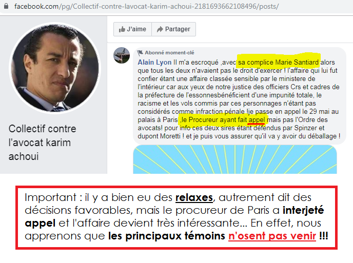 WilSedlex's tweet photo. -⚠️AU PASSIF DE MONSIEUR JEAN-FRANCOIS BOHNERT : ENTRAVE D'UN AVOCAT DE LA DEFENSE PLAIDANT POUR L'EGALITE MEMORIELLE ⚠️-
Comme par hasard, après ses faux témoignages contre moi, Miss Santiard obtient une relaxe anormale contre Monsieur Alain Lyon le 15 janvier 2020 ; ubuesque ! https://t.co/6eqp4Xbc6n