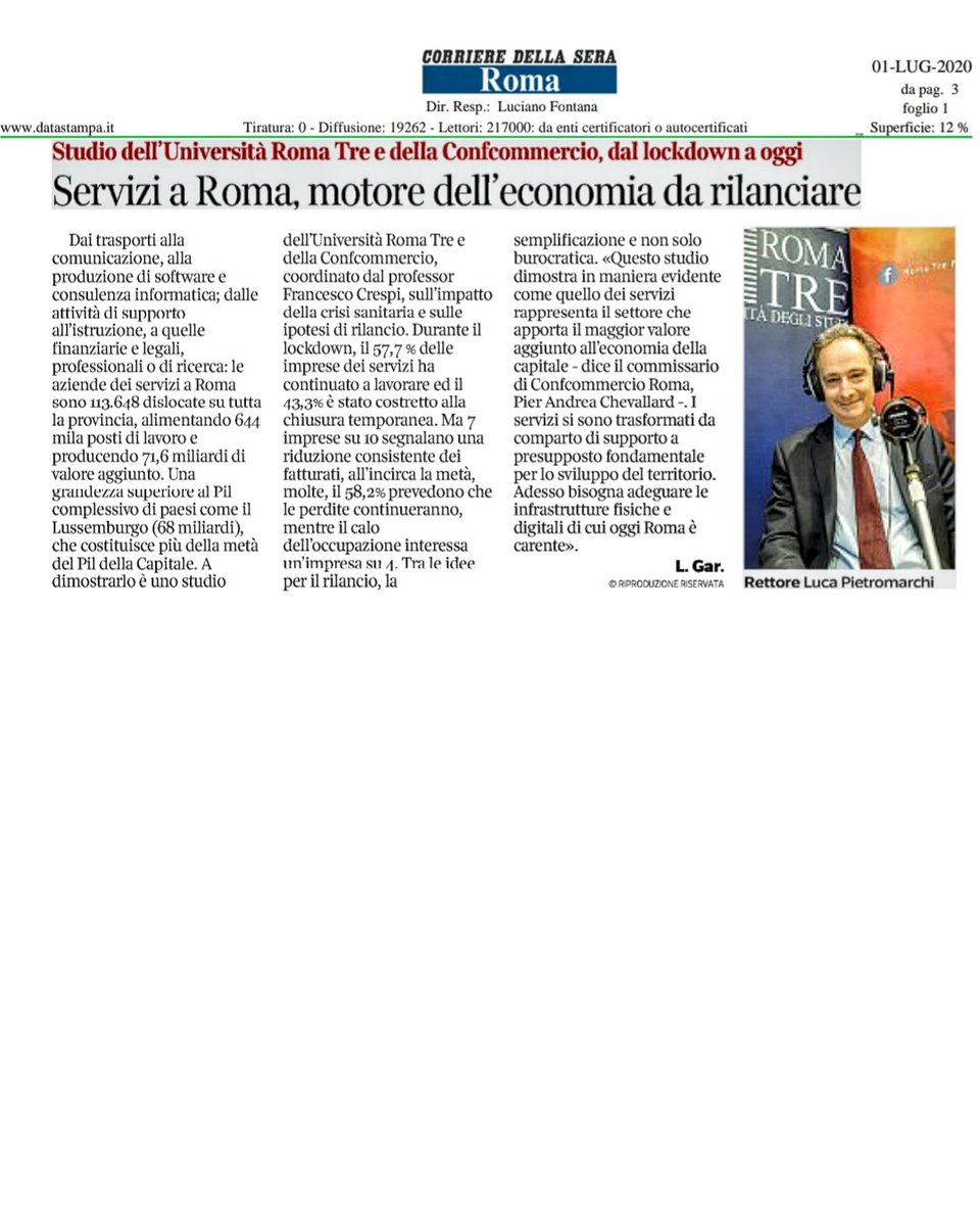 Confcommercio Roma tweet media