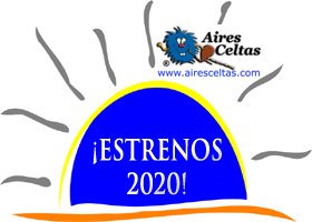 ¡ESTRENOS 2020! Estrenamos música de @carolavelle <a href="/ONeillSisters/">The O'Neill Sisters</a> <a href="/clarissebzh/">Clarisse Lavanant</a> <a href="/Darash_Grupo/">Darash Grupo</a> (nuevo disco), Indy Ceili Band, Diego Caballero, @Ambuirlandesa con arreglos nuevos en los sones de ánimo, <a href="/LosPaddys/">Los Paddys</a> + SM (Noitébregos - Catalina foi a fonte) en airesceltas.com