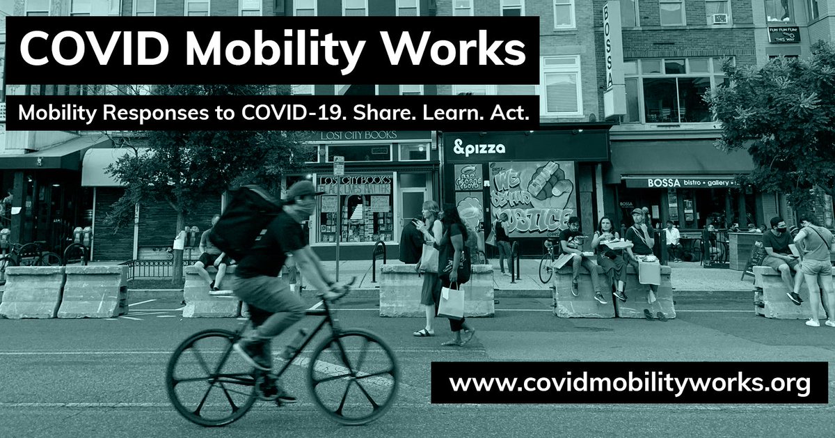 With the new #COVIDMobilityWorks database, you can:

🗣️ 𝗦𝗵𝗮𝗿𝗲 responses to #COVID19 mobility challenges
💡 𝗟𝗲𝗮𝗿𝗻 about other efforts
💪 𝗔𝗰𝘁 to create more resilient, inclusive &amp; sustainable #transport systems

➡️ covidmobilityworks.org