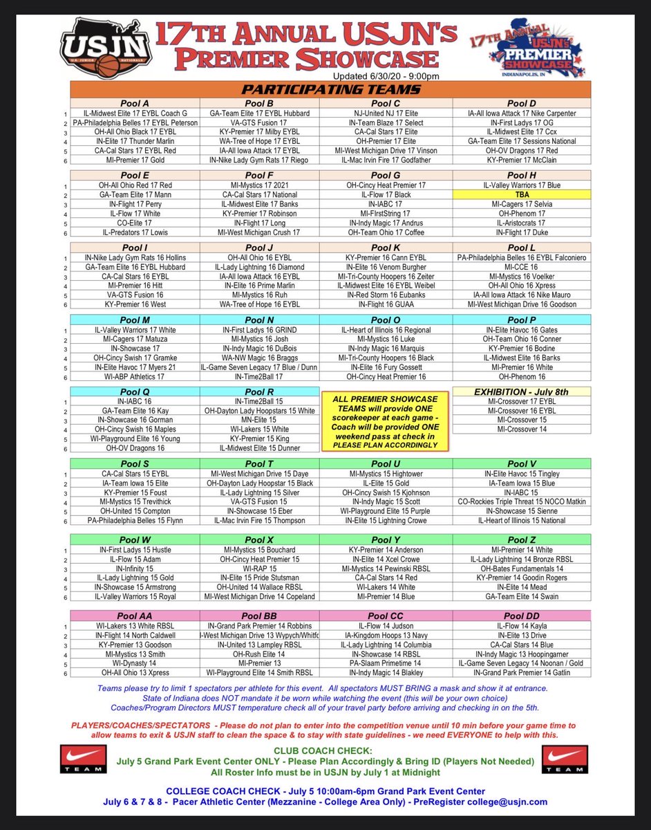 klhoops's tweet photo. Free live video to Blue Star Subscribers!!Rosters and schedule will be available for download- you will get a code @BlueStarMedia1 @BlueStarBB #loadedevent @USJN https://t.co/TdgcaeF8IM