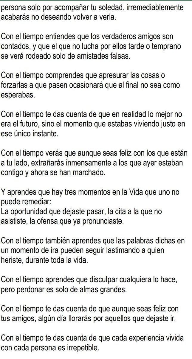 AGBLIHAHA's tweet photo. Gran poema para la reflexión en estos momentos de Pandemia 
"Con el tiempo uno Aprende" de
Verónica A. Shoffstall https://t.co/Vq7754bapV