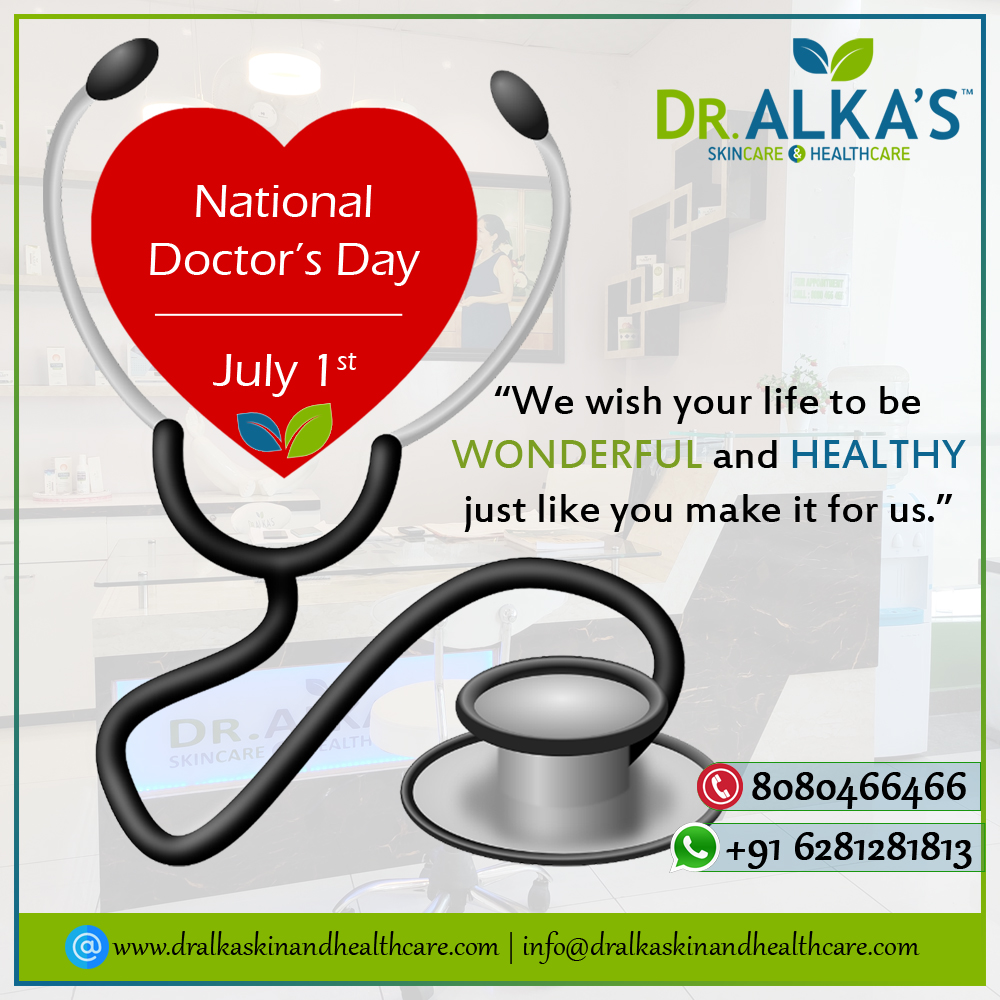 alka_skincare's tweet photo. Only a #doctor is blessed with the magical powers to treat a life, to bring health into our lives and to be there with us when we have lost all the hopes. - #HappyDoctorsDay2020 
#dralka #skincare #healthcare https://t.co/CdLJWG48uW
