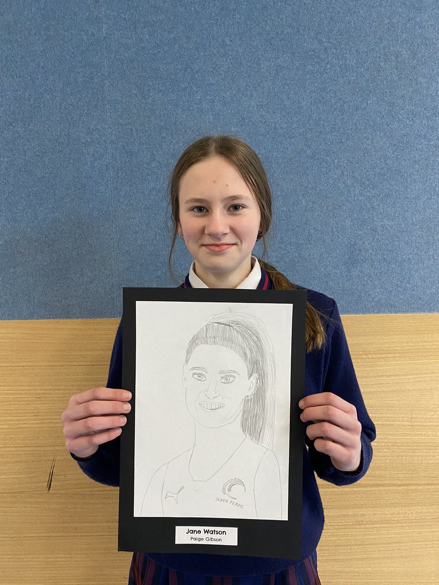 whitn3yhans3n's tweet photo. This term at St Francis of Assisi School our driving question has been how do we inspire others to be worthy and admirable New Zealanders? One of our learning tasks was to draw a portrait of a worthy and admirable NZ’er and we drew you @TactixNetball #JaneWatson https://t.co/9ecOSwrk0T