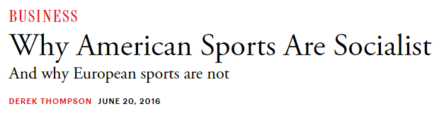 In conclusion: It makes no sense for zero-sum sports leagues, which are an entertainment product, to be seriously compared to national economies. But that doesn't prevent a long history (and sadly probably future) of such bad takes. (9/9)