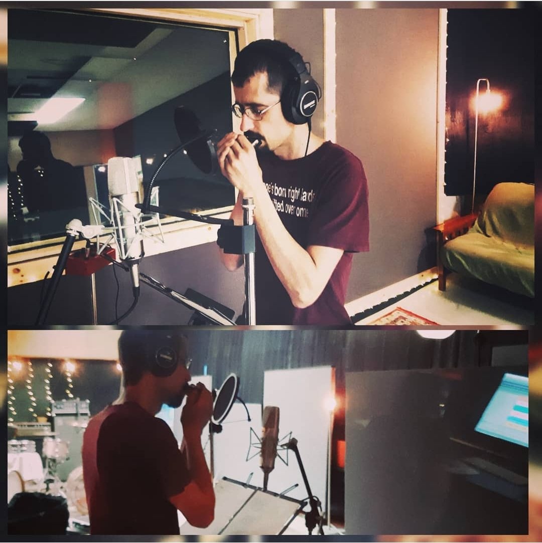 Toby. The man, the myth... the harmonica player.  Adding a little tin sandwich to the record.  It's just wonderful, really.  
#WorshipUnitedMusic