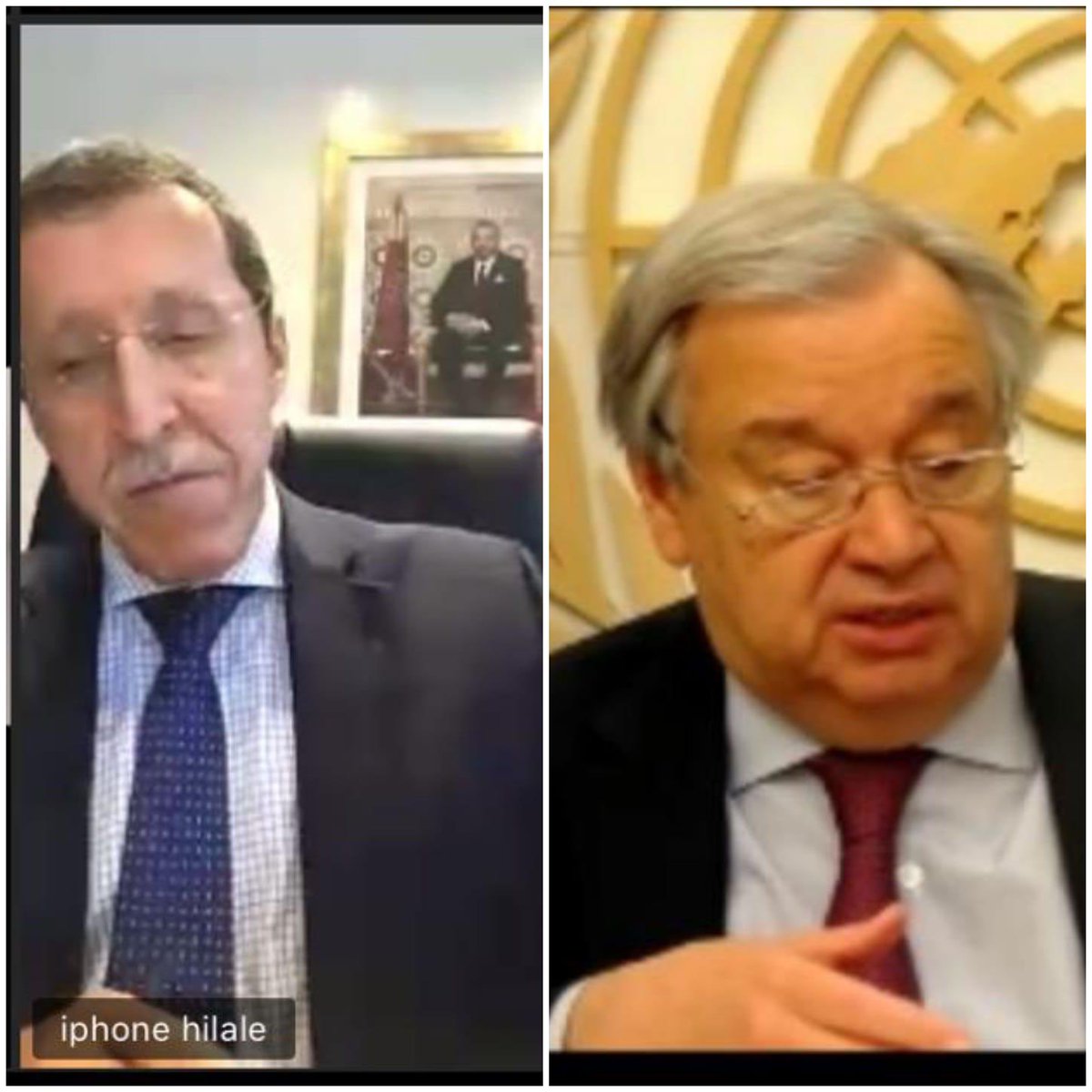 Morocco_UN's tweet photo. At the #African_Group meeting, Ambassador #Omar_Hilale commended the positive results achieved by the Secretary General @antonioguterres with regards to in #geographical_representation and #gender_parity in the United Nations. https://t.co/4CWYsrZSWB