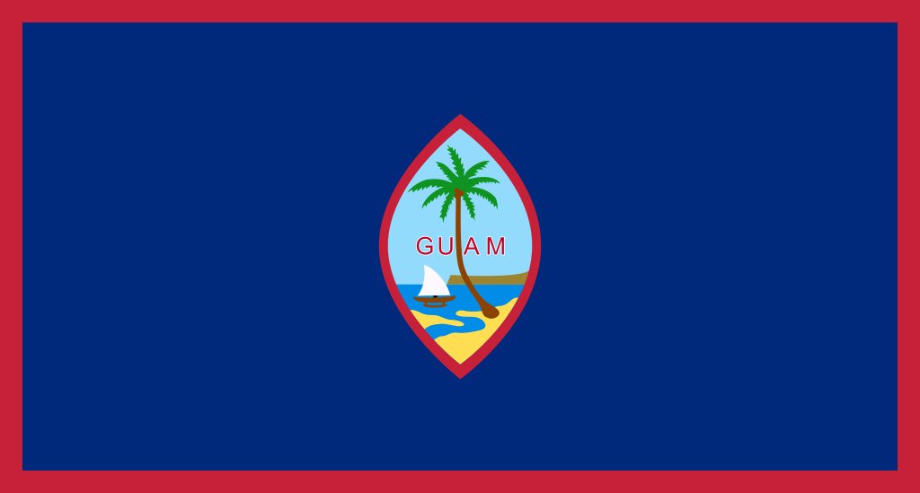 GuamThe exception to the rules (no seals or words)I don't know why exactly but it is a GOOD FLAG
