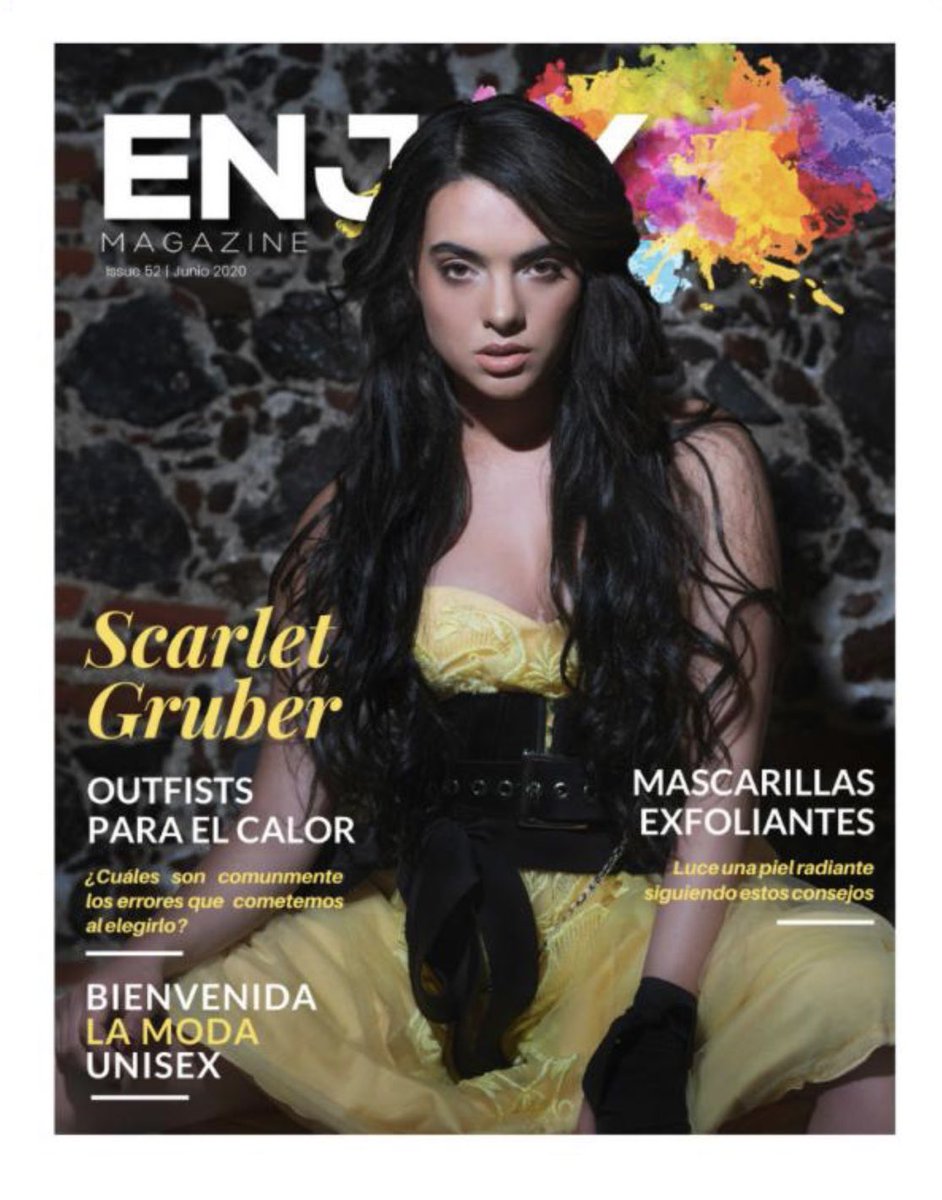 ScarletGInt's tweet photo. No se pierdan a la princesa @ScarletGruber en la revista de #EnjoyMagazineMexico sin duda alguna una belleza total 😍🙏🏻🙌🏻

Link a la revista está disponible en el bio de la cuenta de #EnjoyMagazineMexico a través de IG ❤️🙌🏻 https://t.co/J3fAbOG627